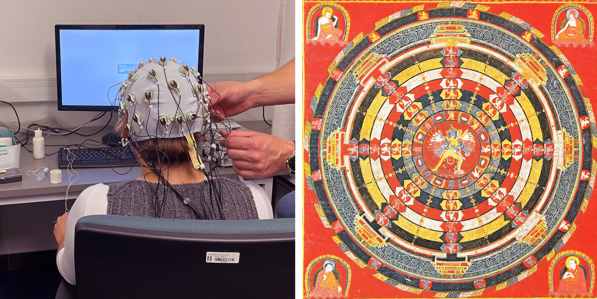Effect of the perception of specific visual patterns of Buddhist mandalas on brain activity picture