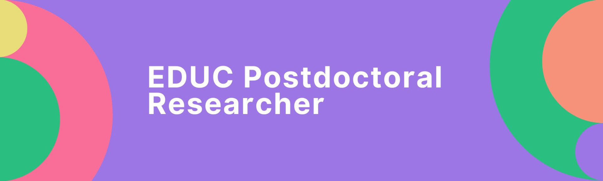 EDUC Postdoctoral Researcher picture